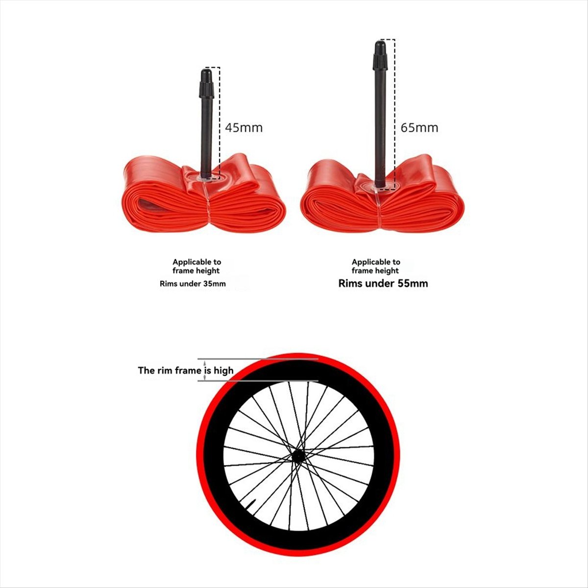 Gravel Bike Tires - T34C TPU 이너 튜브 (700C 그래블