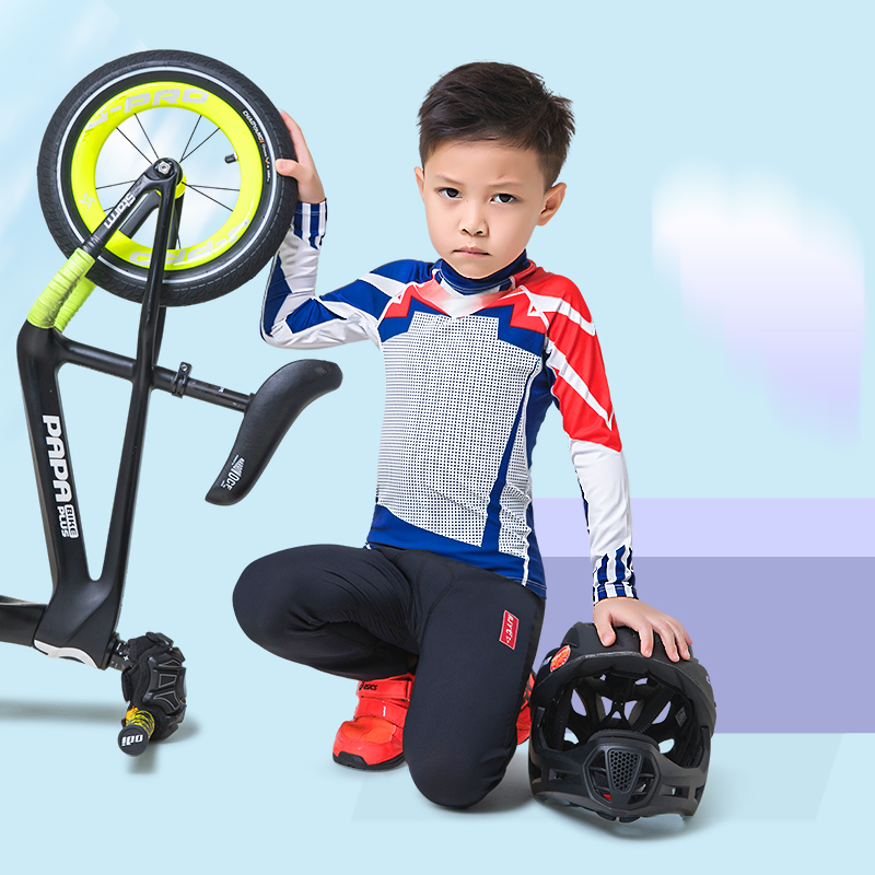 Cycling Protective Gear Kids - 어린이용 2021 사이클링 저지 세트, 통기성