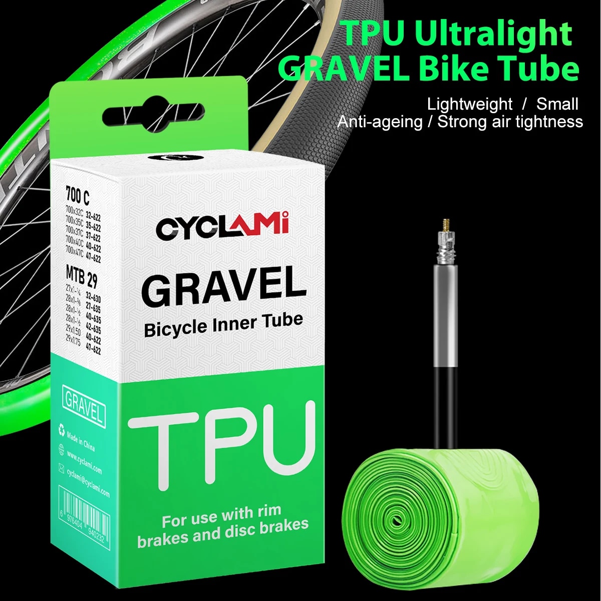 Gravel Bike Tires - CYCLAMI 초경량 도로 MTB 29 자전거