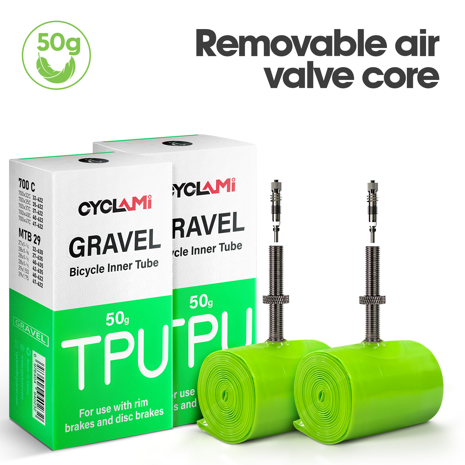 Gravel Bike Tires - CYCLAMI 초경량 로드 MTB 29인치 자전거
