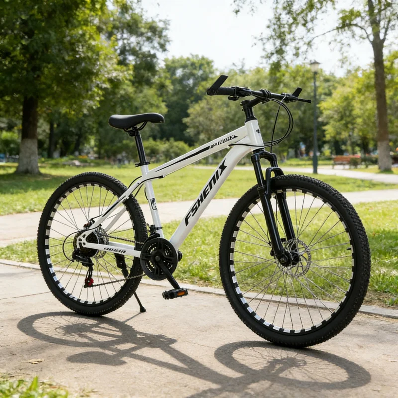 Cycling Gear For Commuting - 스노우 화이트 스포크 휠 산악 자전거