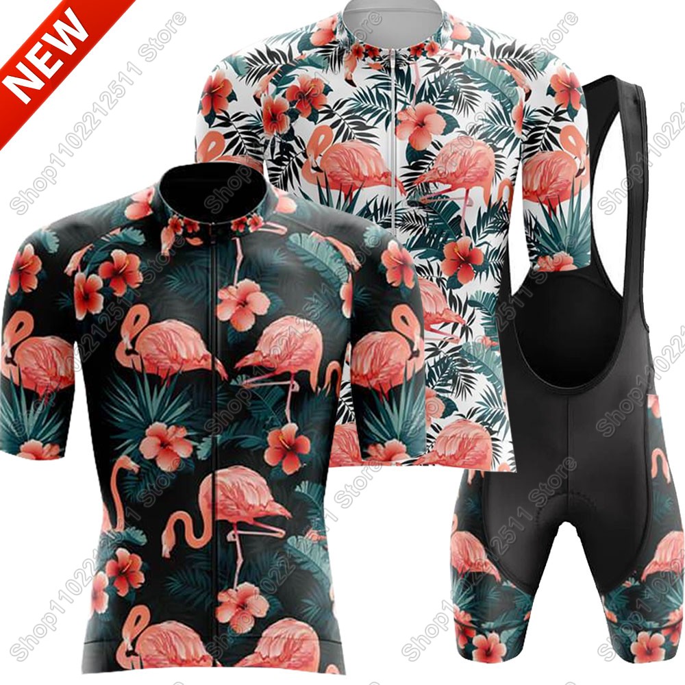 Cycling Gear Jersey - 2025 플라밍고 사이클링 저지 세트 자전거