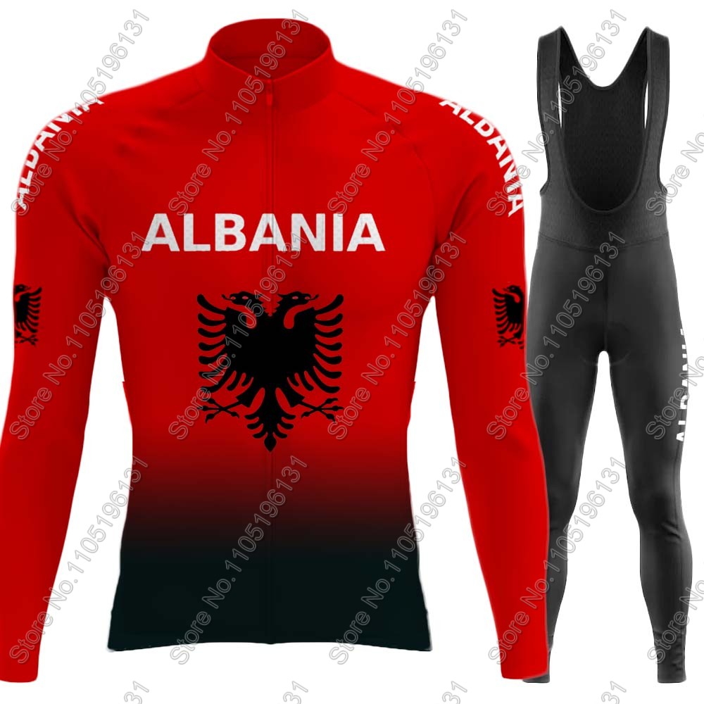 Cycling Gear Jersey - 알바니아 국가대표팀 2026 사이클링 저지 세트
