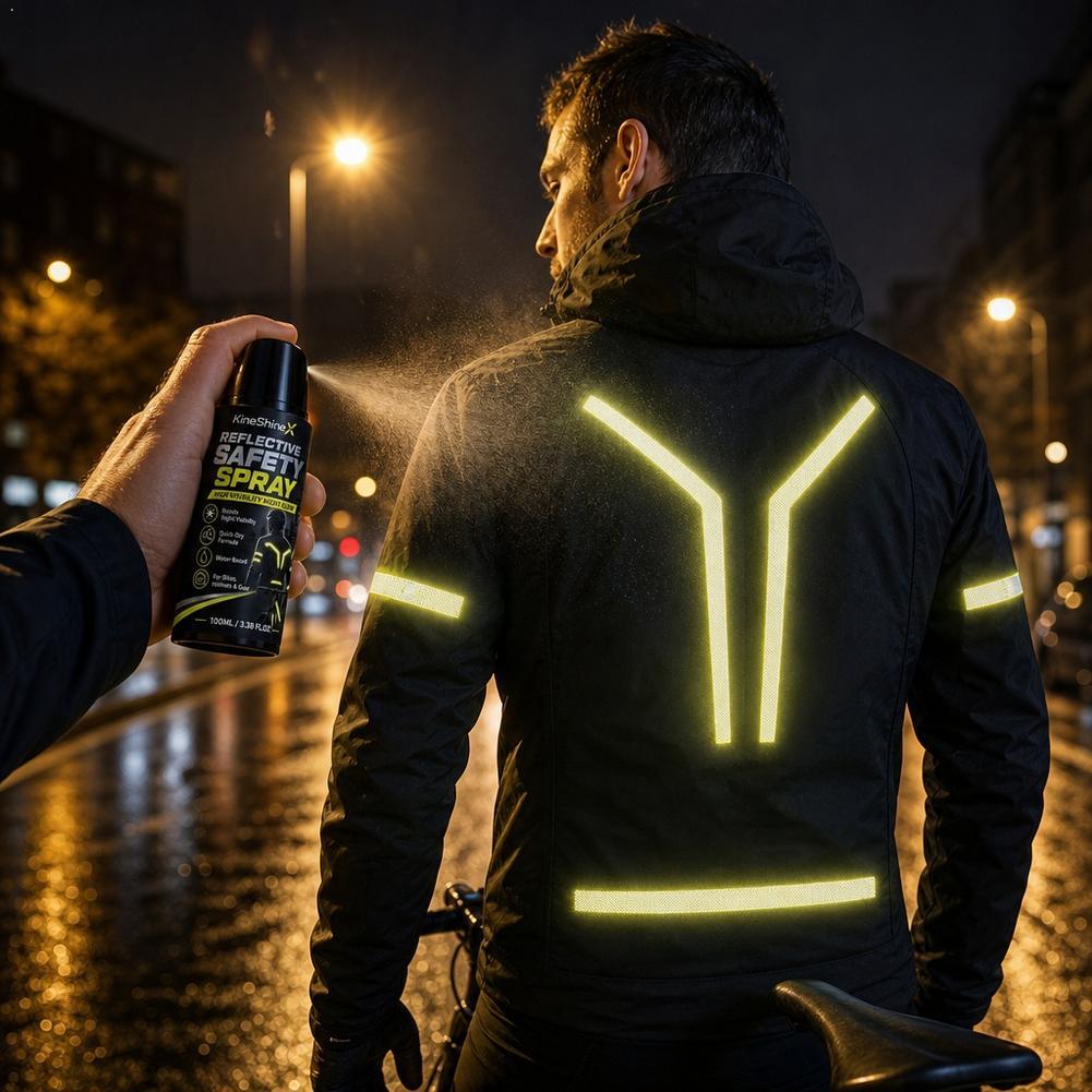 Cycling Gear For Commuting - 야간 반사 안전 스프레이 고가시성 코팅