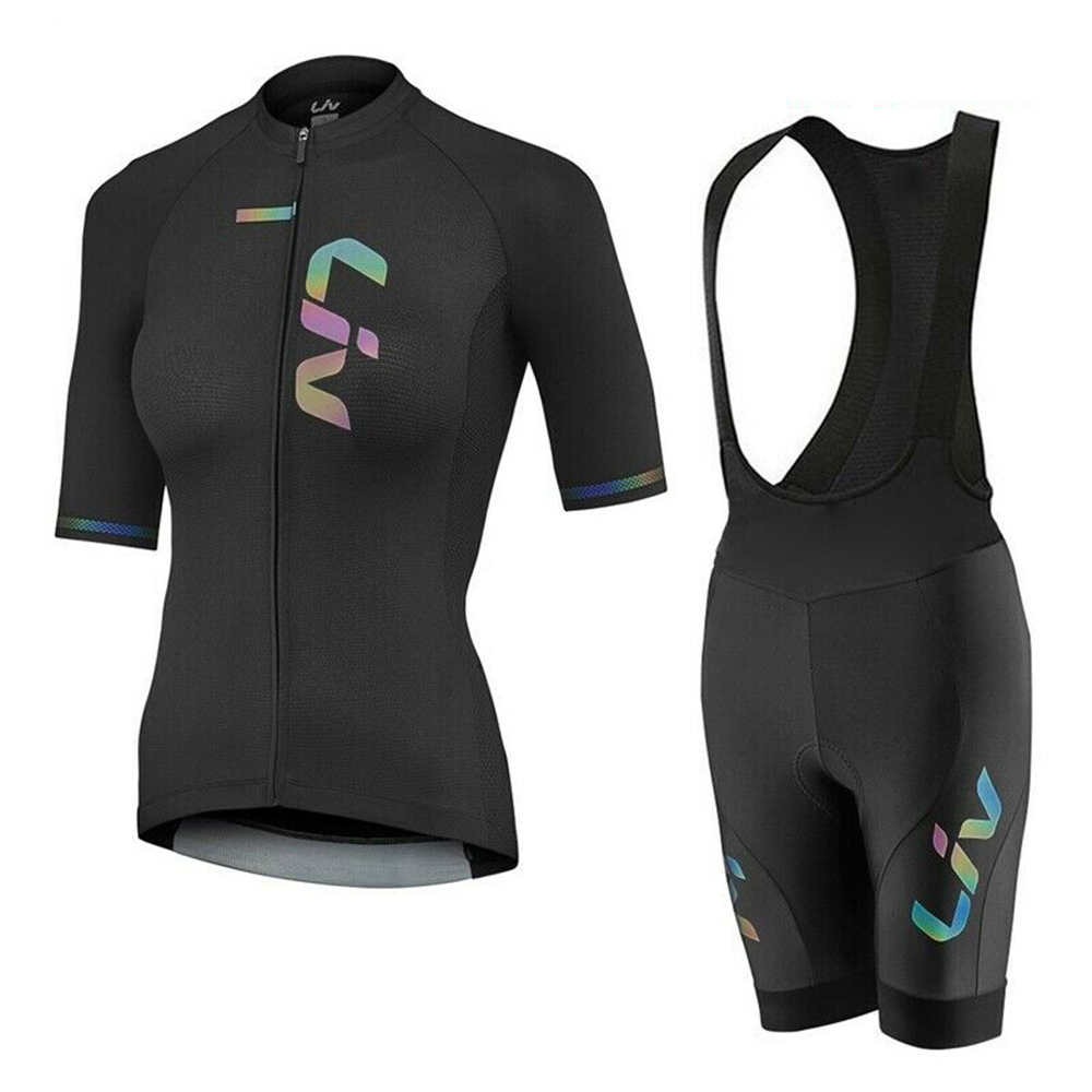 Cycling Gear Jersey - LIV 여름 사이클링 저지 턱받이 반바지
