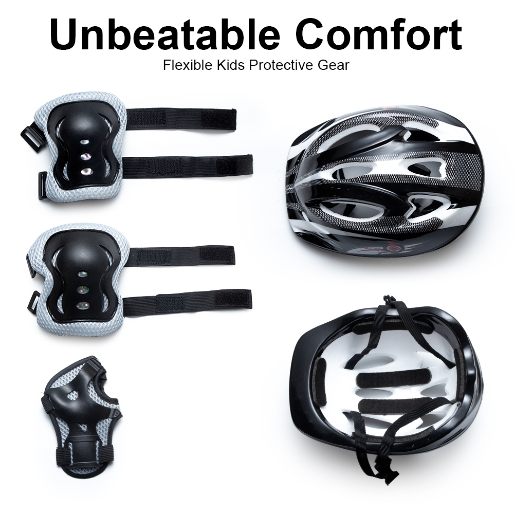 7 in 1 어린이 보호 장비 세트 (스포츠 헬멧, 무 - Cycling Protective Gear Kids 리뷰 및 가격
