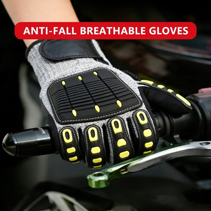 야외 안전 보호 장갑 진동 방지 파손 방지 절단 방지  - Cycling Gear Essentials 리뷰 및 가격