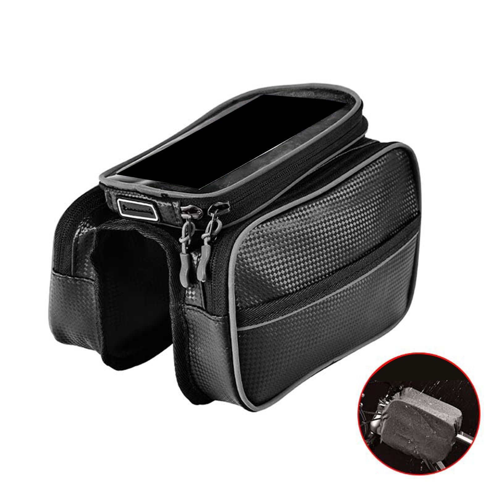 자전거 프론트 프레임 튜브 가방, 필수 장비 보관용,  - Cycling Gear Essentials 리뷰 및 가격