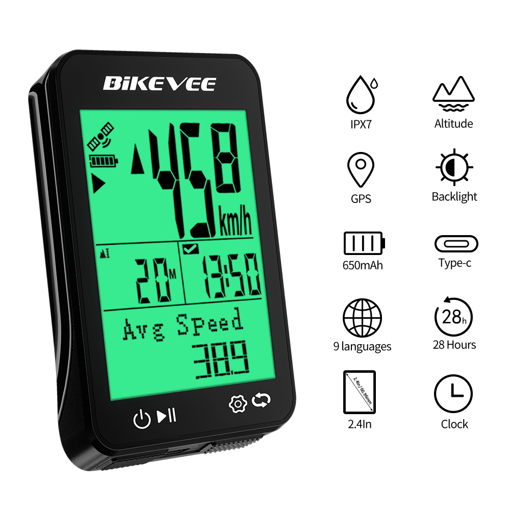 BIKEVEE 8가지 다국어 지원 무선 자전거 속도계  - Cycling Gear Rack 리뷰 및 가격
