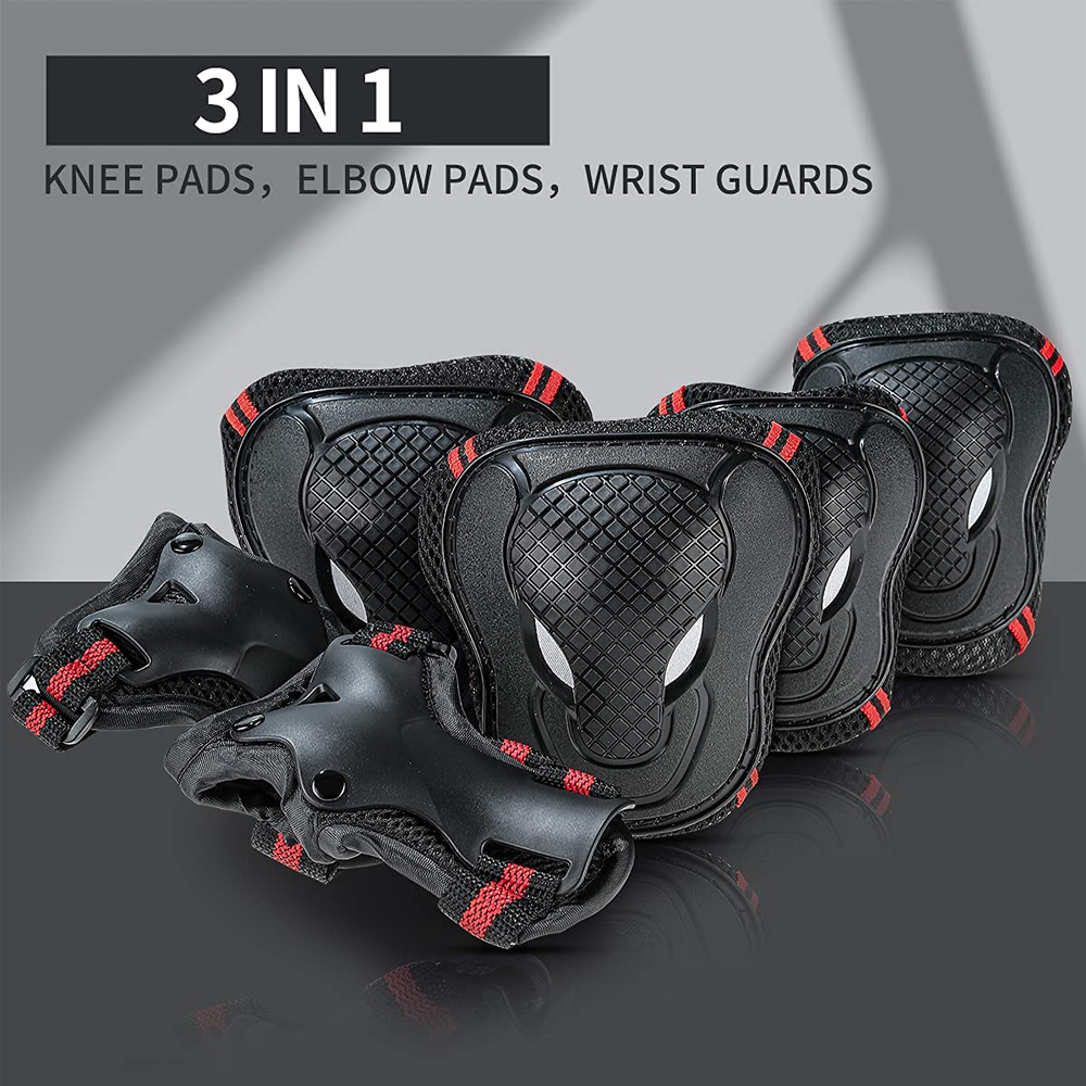 6 개/대 스포츠 보호 장비 세트 스케이트 무릎 패드  - Cycling Protective Gear Kids 리뷰 및 가격