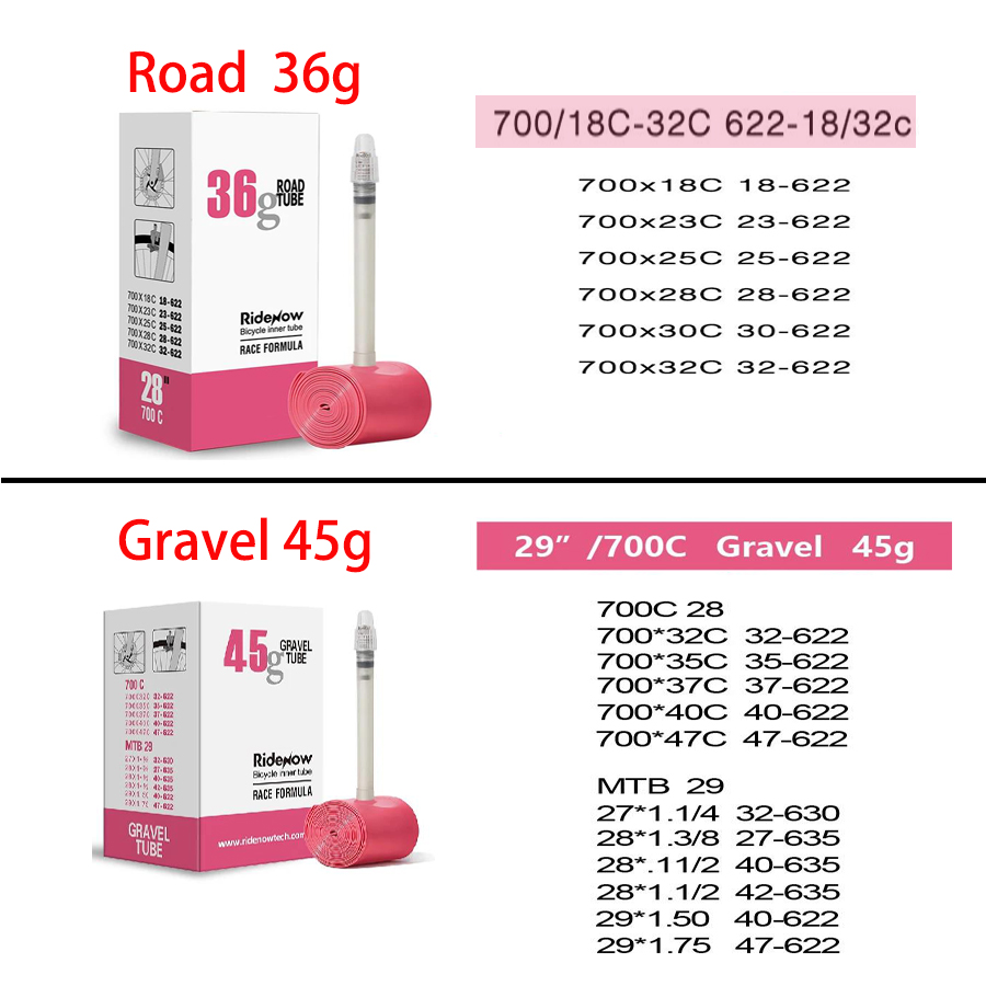 RideNow TPU 자전거 내부 튜브 700C X18 - Gravel Bike Tires 리뷰 및 가격