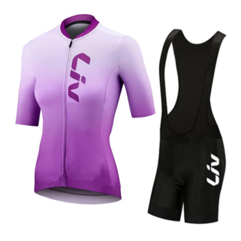 LIV 여름 사이클링 저지 턱받이 반바지 세트 여성 1 - Cycling Gear Jersey 리뷰 및 가격