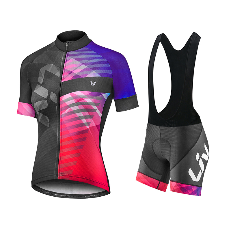 LIV 여름 사이클링 저지 턱받이 반바지 세트 여성 1 - Cycling Gear Jersey 리뷰 및 가격